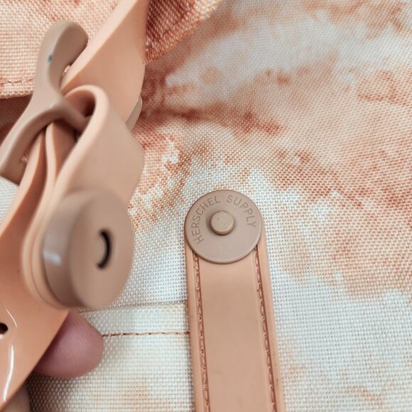 Herschel “Little America Mid” Backpack with 13 inch Laptop Sleeve Salmon Pink